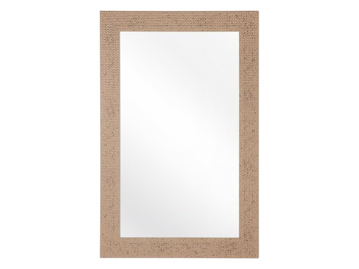 Lustro ścienne wiszące złote 60 x 90 cm dekoracyjne Prostokątne Lustro z ramą Kolor Złoty