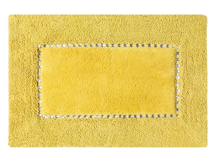 Dywanik łazienkowy Chic Kryształki 75 x 150 musztardowy