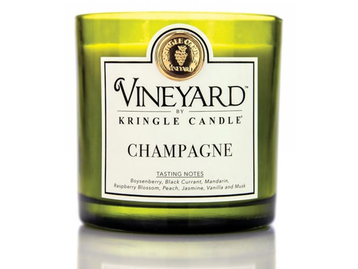 Kringle Candle - Champagne - Tumbler (1700g) z 4 knotami