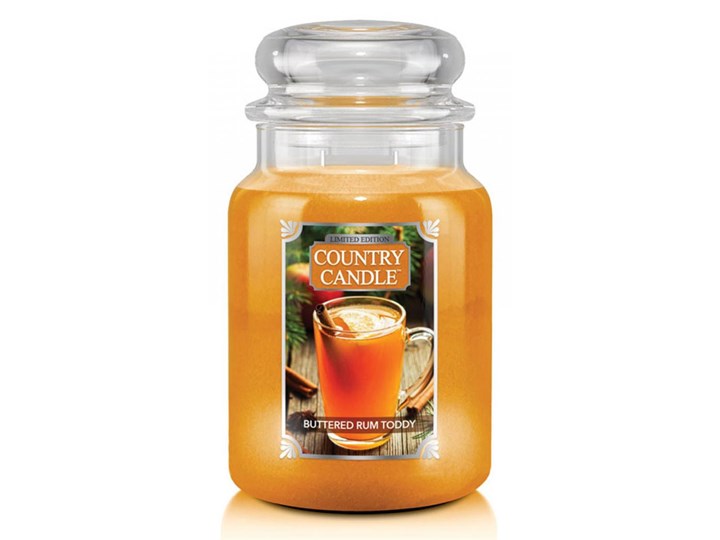 Country Candle - Buttered Rum Toddy - Duży słoik (680g) 2 knoty
