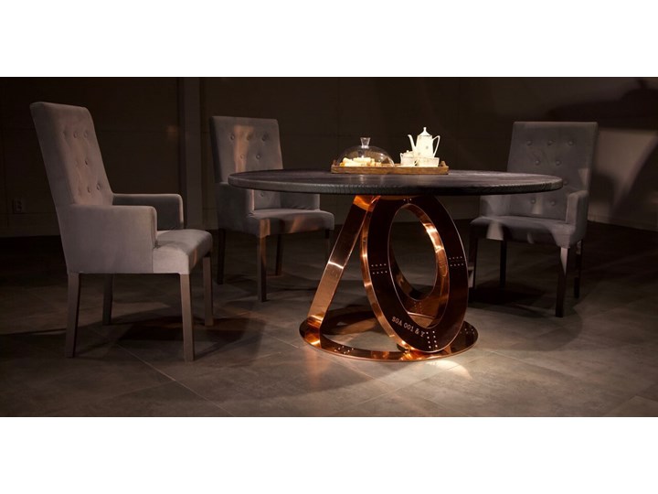 Stół Loft Industrial Lambert Rozkładanie Długość 180 cm Metal Metal Drewno Drewno Stal Metal Drewno Długość 200 cm Styl Rustykalny