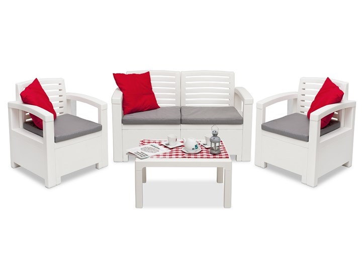OUTLET - Zestaw ogrodowy Nevada 2 biały Bica