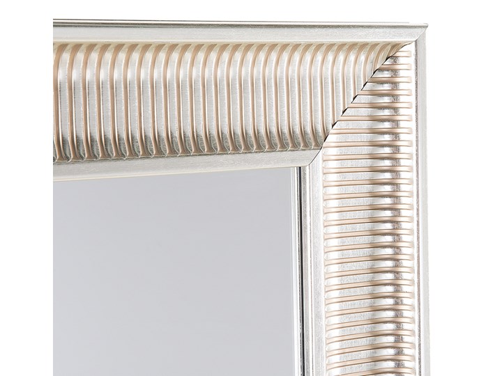 Lustro wiszące złote 60 x 90 cm syntetyczna rama styl nowoczesny glam Pomieszczenie Sypialnia Prostokątne Ścienne Lustro z ramą Kategoria Lustra