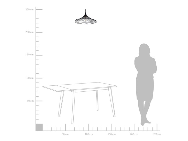 Lampa sufitowa wisząca czarna metalowy klosz industrialny design sypialnia kuchnia Lampa druciana Kategoria Lampy wiszące Lampa z kloszem Kolor Czarny