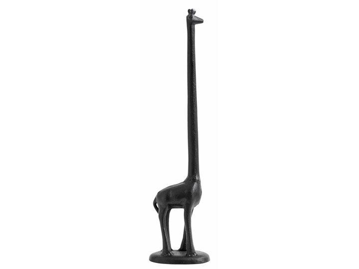 FIGURA GIRAF IRON NORDAL wys. 46 cm Zwierzęta Kategoria Figury i rzeźby Kolor Czarny