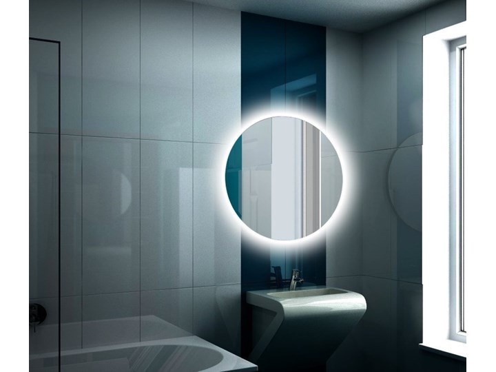 Lustro Shape 01 + Ambilight Lustro bez ramy Styl Nowoczesny Okrągłe Ścienne Kategoria Lustra