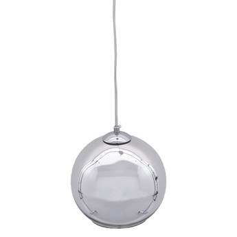NOWOCZESNA LAMPA WISZĄCA CHROMOWANA LOBOS D20