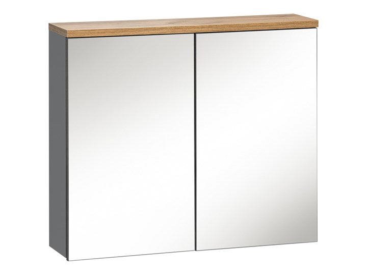Szafka z lustrem 80 cm Bali szary