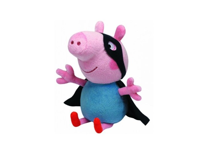 Maskotka TY INC Beanie Babies Peppa Pig - George Superhero 28cm Koniki zebry i żyrafy Kategoria Maskotki i pluszaki