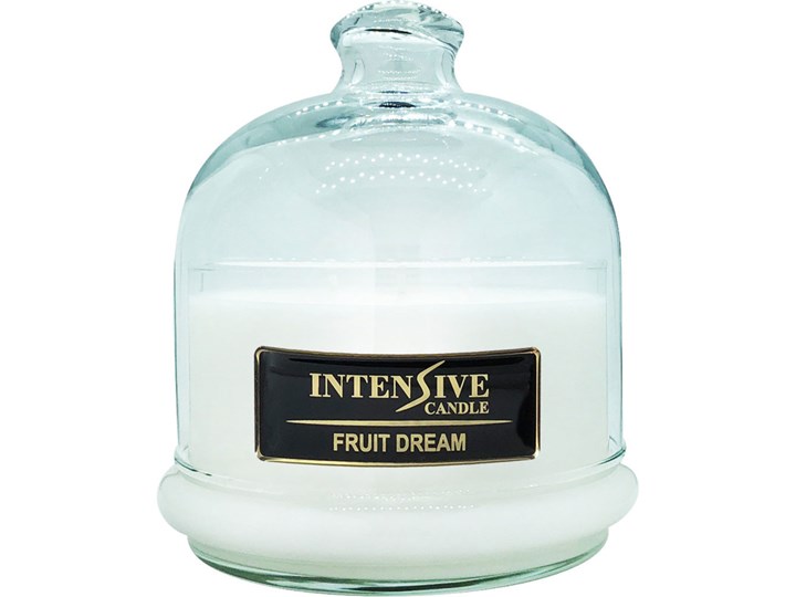 INTENSIVE COLLECTION 100% Soy Wax Premium Candle B2 Jar świeca zapachowa w szkle z kloszem 100% wosk sojowy - Fruit Dream