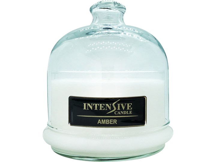 INTENSIVE COLLECTION 100% Soy Wax Premium Candle B2 Jar świeca zapachowa w szkle z kloszem 100% wosk sojowy - Amber