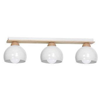 Lampa sufitowa nowoczesna DAMA biały szer. 64cm