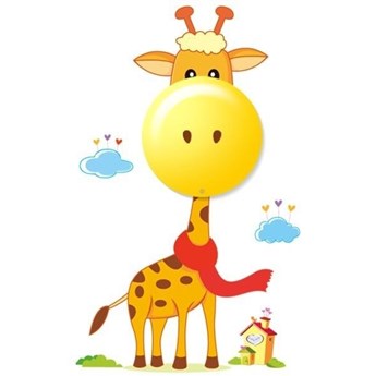 Lampa dziecięca Żyrafa GIRAFFE 3xAAA