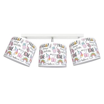 Lampa sufitowa do pokoju dziewczynki Jednorożec 3