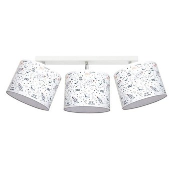 Lampa sufitowa do pokoju chłopca Rakiety 3