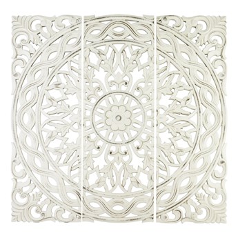 CASANDRA dekoracja ścienna drewniana, panele ażurowe, wys. 3x 90 cm