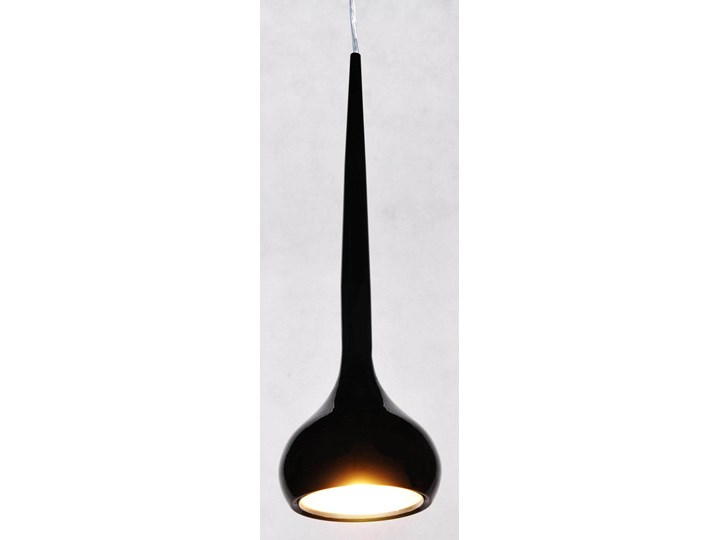 NOWOCZESNA LAMPA WISZĄCA NORIZZA CZARNA Styl Nowoczesny Chrom Lampa z kloszem Metal Kolor Czarny