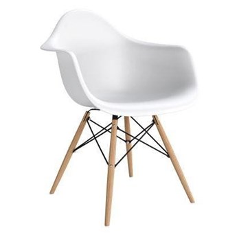 Krzesło P018W PP inspirowane DAW biały