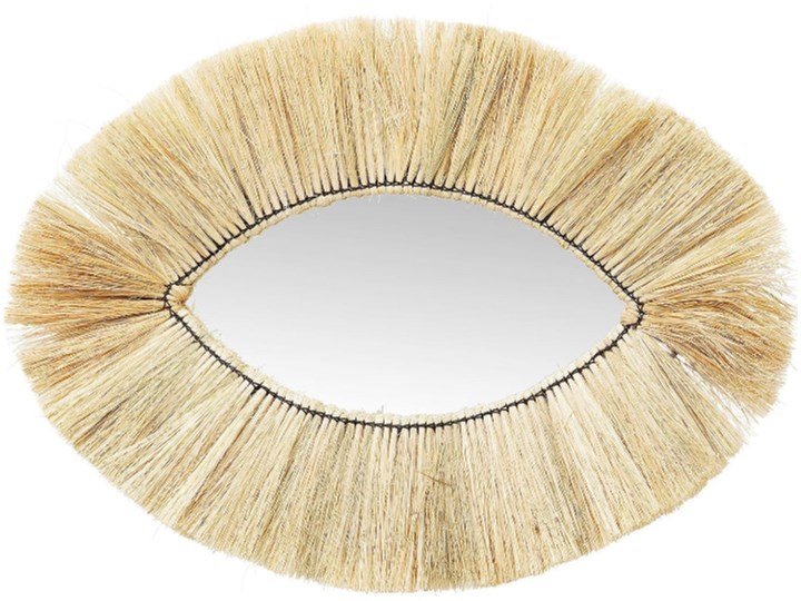 Lustro Makula Eye 70x44 cm naturalne