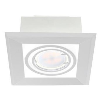 Lampa wpuszczana BLOCCO BIAŁY 1xGU10