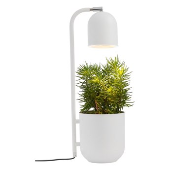 BOTANICA lampa stojąca 1 x 9W LED GU10 (biały) lampka donica wazon dekoracyjna biała KASPA 40841101