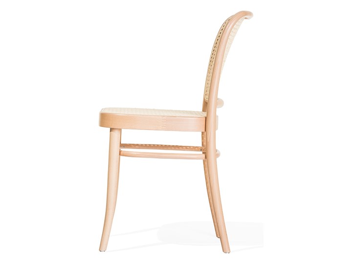 Krzesło 811 Natural z ratanową plecionką Cane, TON Wysokość 80 cm Drewno Szerokość 45 cm Rattan Głębokość 41 cm Tradycyjne Głębokość 53 cm Wysokość 46 cm Tkanina Styl Nowoczesny Płyta MDF Styl Klasyczny