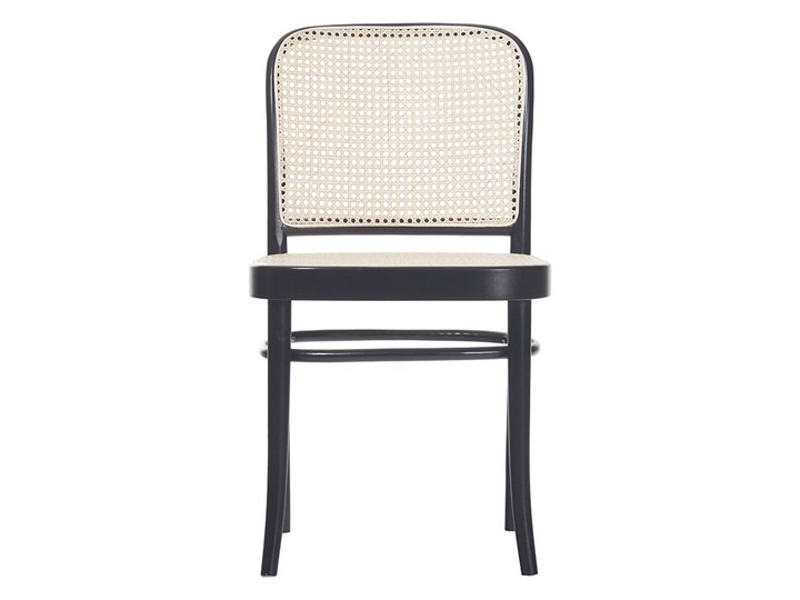 Krzesło 811 Black Grain z ratanową plecionką Cane, TON Wysokość 80 cm Tradycyjne Rattan Głębokość 53 cm Głębokość 41 cm Tkanina Szerokość 45 cm Płyta MDF Wysokość 46 cm Drewno Pomieszczenie Kuchnia
