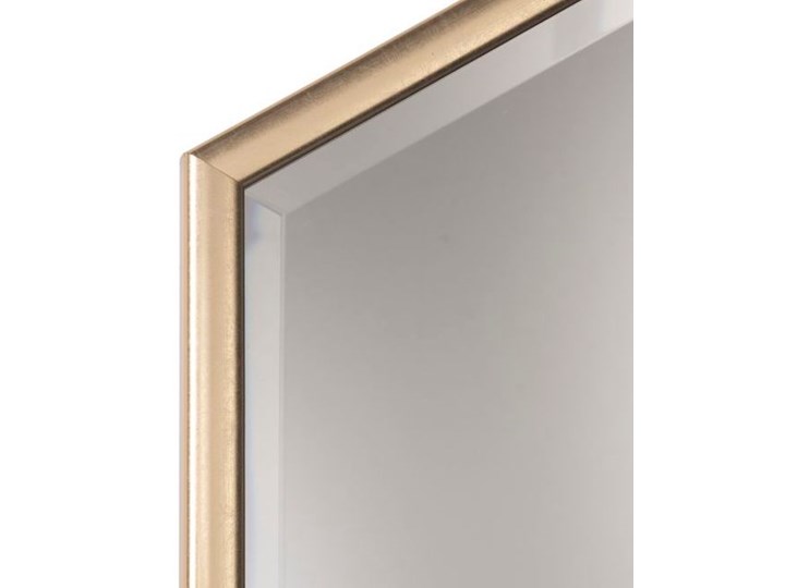 LUSTRO FREZOWANE DREWNIANE SZEŚCIOKĄTNE W ZŁOTEJ RAMIE WYBIERZ ROZMIAR " OCTAGON LONG GOLD" 55x85x2,5 Lustro z ramą Nieregularne Pomieszczenie Sypialnia Ścienne Kolor Złoty