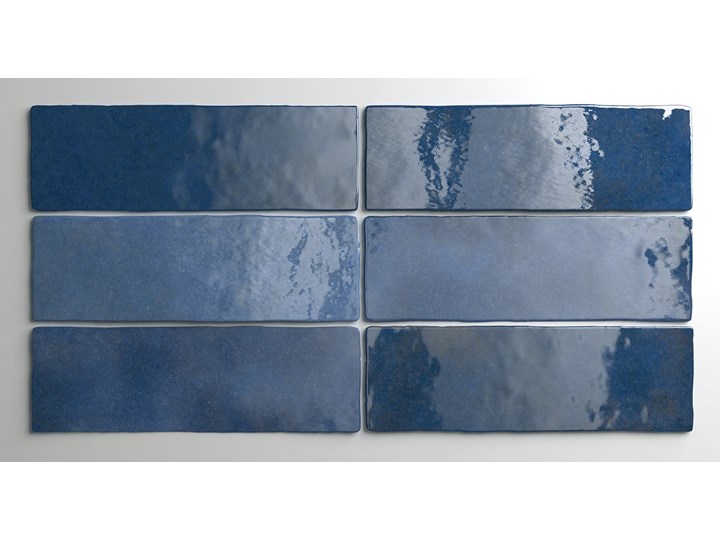 Artisan Colonial Blue 6,5x20 cegiełka ścienna Płytki kuchenne Płytki ścienne Gres Płytki podłogowe Kafle Nieregularny 6,5x20 cm Płytka ceglana 5x20 cm Powierzchnia Polerowana