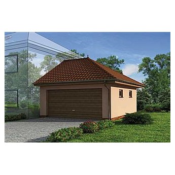 GP8 projekt budynku gospodarczego dostawianego