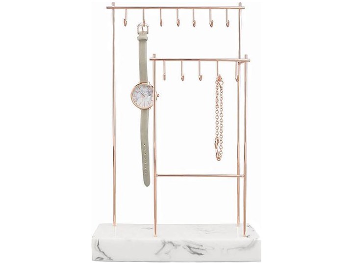 Stojak na biżuterię Stackers Rose Gold 12 haczyków