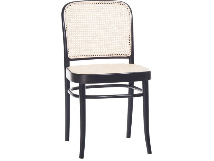 Krzesło 811 Black Grain z ratanową plecionką Cane, TON Tkanina Wysokość 46 cm Głębokość 41 cm Płyta MDF Rattan Głębokość 53 cm Tradycyjne Szerokość 45 cm Wysokość 80 cm Drewno Styl Klasyczny