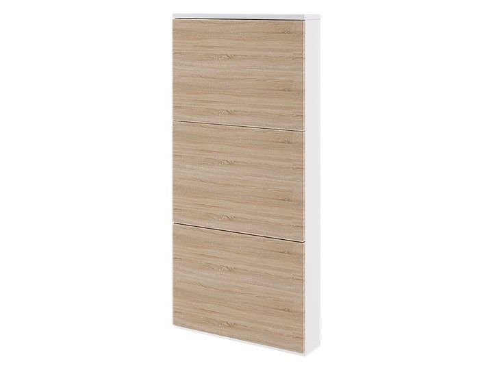 SELSEY Szafka na buty Ariada trzy wnęki Stal Płyta MDF Płyta meblowa Płyta laminowana Drewno Styl Nowoczesny Pomieszczenie Przedpokój