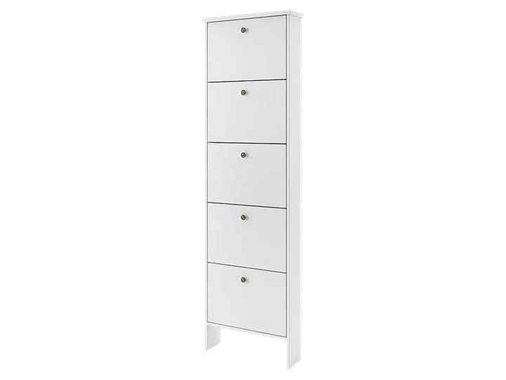 SELSEY Szafka na buty Hatysa pięć wnęk Uniwersalne Płyta laminowana Styl Klasyczny Płyta MDF Pomieszczenie Przedpokój