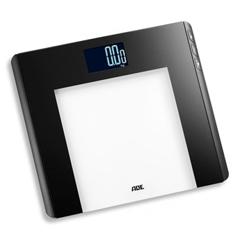 waga łazienkowa obliczająca BMI, do 180 kg, 33 x 30 cm, czarna kod: AD-BE 1906