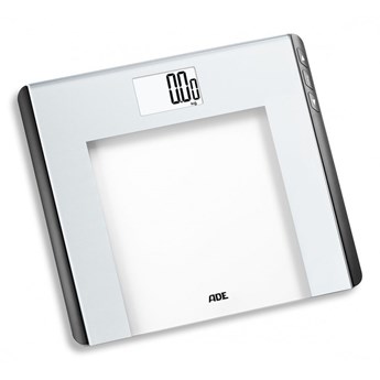 waga łazienkowa obliczająca BMI, do 180 kg, 33 x 30 cm, biała kod: AD-BE 1907