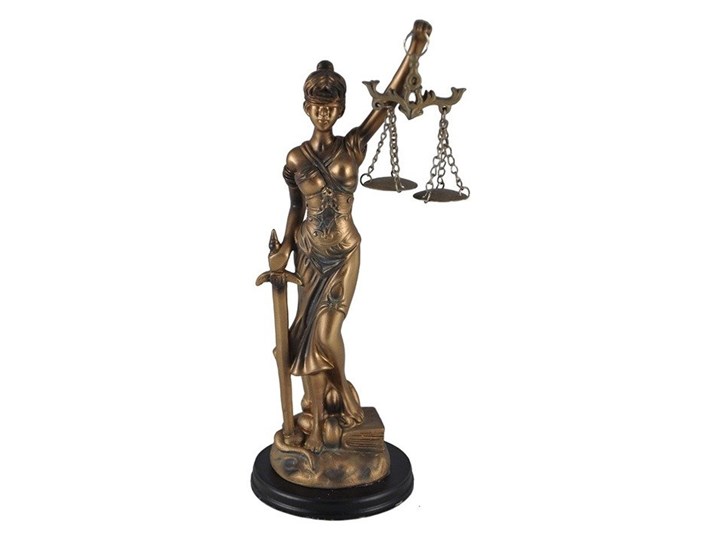 TEMIDA ZŁOTA figurka, wys. 23 cm