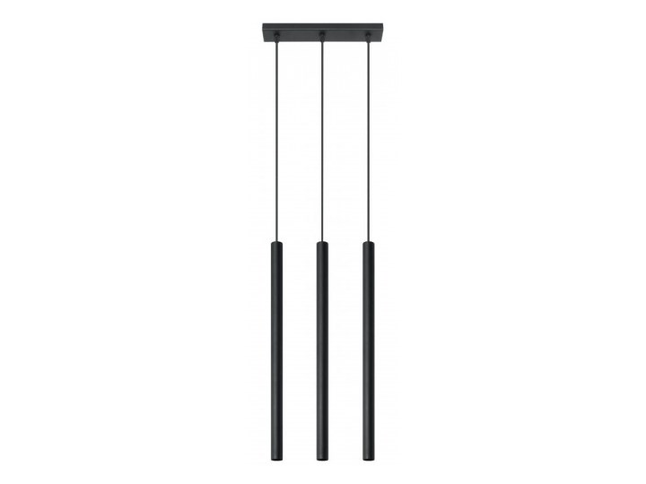 kody rabatowe Lampa Wisząca PASTELO 3 Sollux metalowa nowoczesna czarna SL.0470