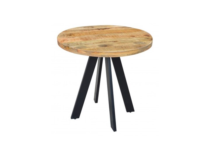 Stół Iron Craft 80 cm okrągły Mango 39400 Rozkładanie Drewno Metal Kategoria Stoły kuchenne