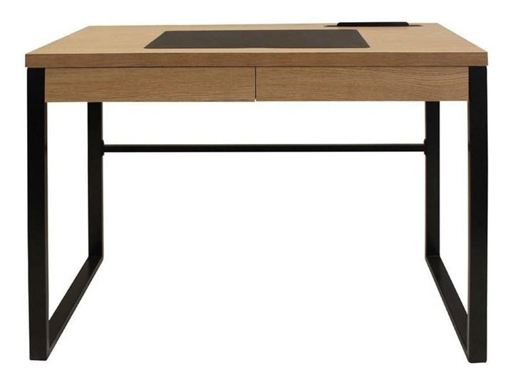 Biurko Dolem Industrial Metal Szerokość 100 cm Głębokość 76 cm Drewno Styl Industrialny