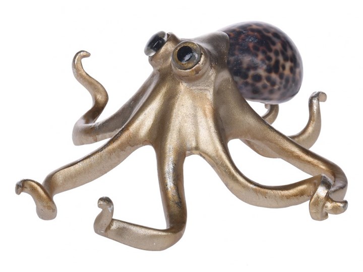 Złota figurka Octopus 17x15x7cm kod: ML9356