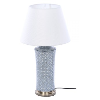 Lampa stołowa z abażurem Anabel 18x18x51cm kod: ML9155