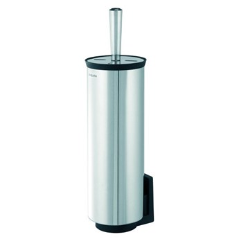 Brabantia - Szczotka do WC w obudowie, mocowana do ściany - stal polerowana