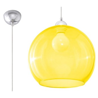 Sollux - Lampa wisząca Ball - żółta