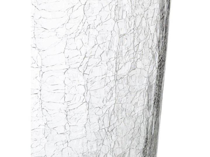 Lampa stołowa SILA, szklana, 39 cm, kolor biały Styl Klasyczny