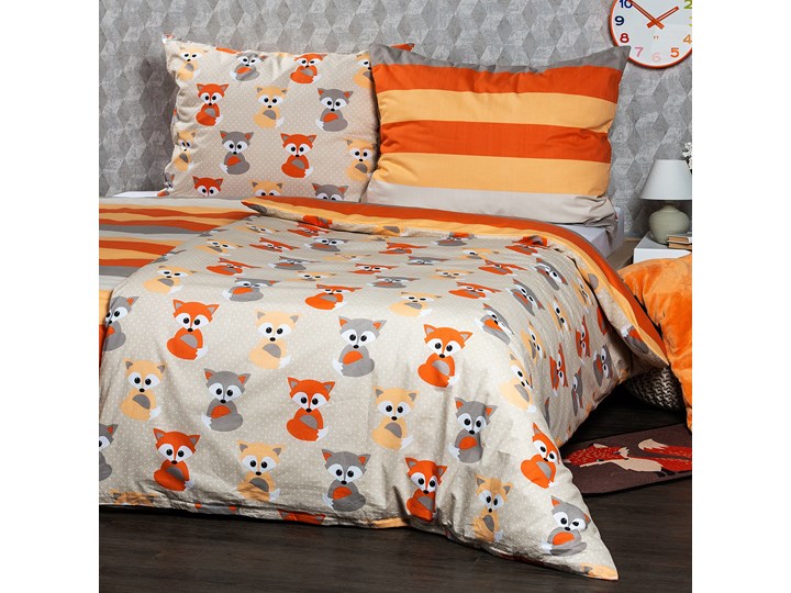 4Home Pościel bawełniana Little Fox, 160 x 200 cm, 70 x 80 cm, 160 x 200 cm, 70 x 80 cm