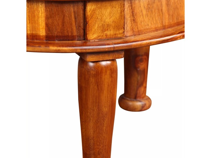 vidaXL Stolik kawowy z litego drewna sheesham, 70x70x40 cm Szerokość 70 cm Funkcje Bez dodatkowych funkcji Drewno Długość 70 cm Rodzaj nóg Gięte