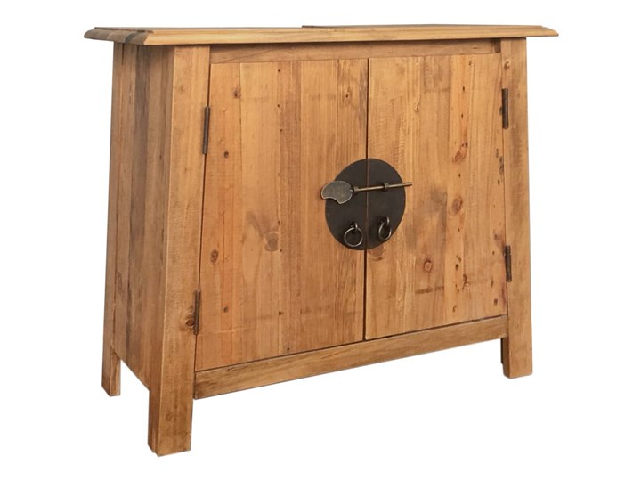 vidaXL Szafka łazienkowa pod umywalkę, drewno sosnowe, 70x32x63 cm Szerokość 70 cm Głębokość 32 cm Szafki Stojące Rodzaj frontu Drzwiczki