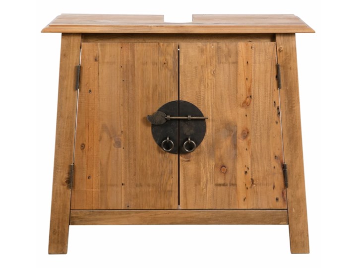 vidaXL Szafka łazienkowa pod umywalkę, drewno sosnowe, 70x32x63 cm Szerokość 70 cm Stojące Szafki Głębokość 32 cm Kategoria Szafki stojące