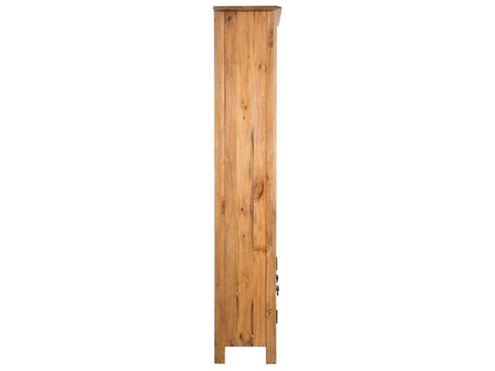 vidaXL Szafka do łazienki, lite drewno sosnowe z odzysku, 48x32x170 cm Szerokość 48 cm Głębokość 32 cm Stojące Kolor Beżowy